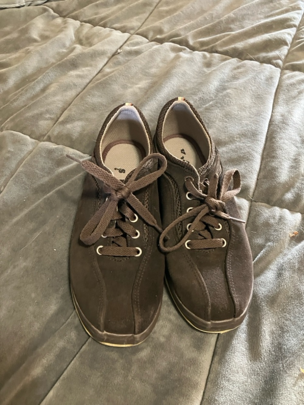 Keds Men's Brown Suede Lace-Up Athletic Sneakers